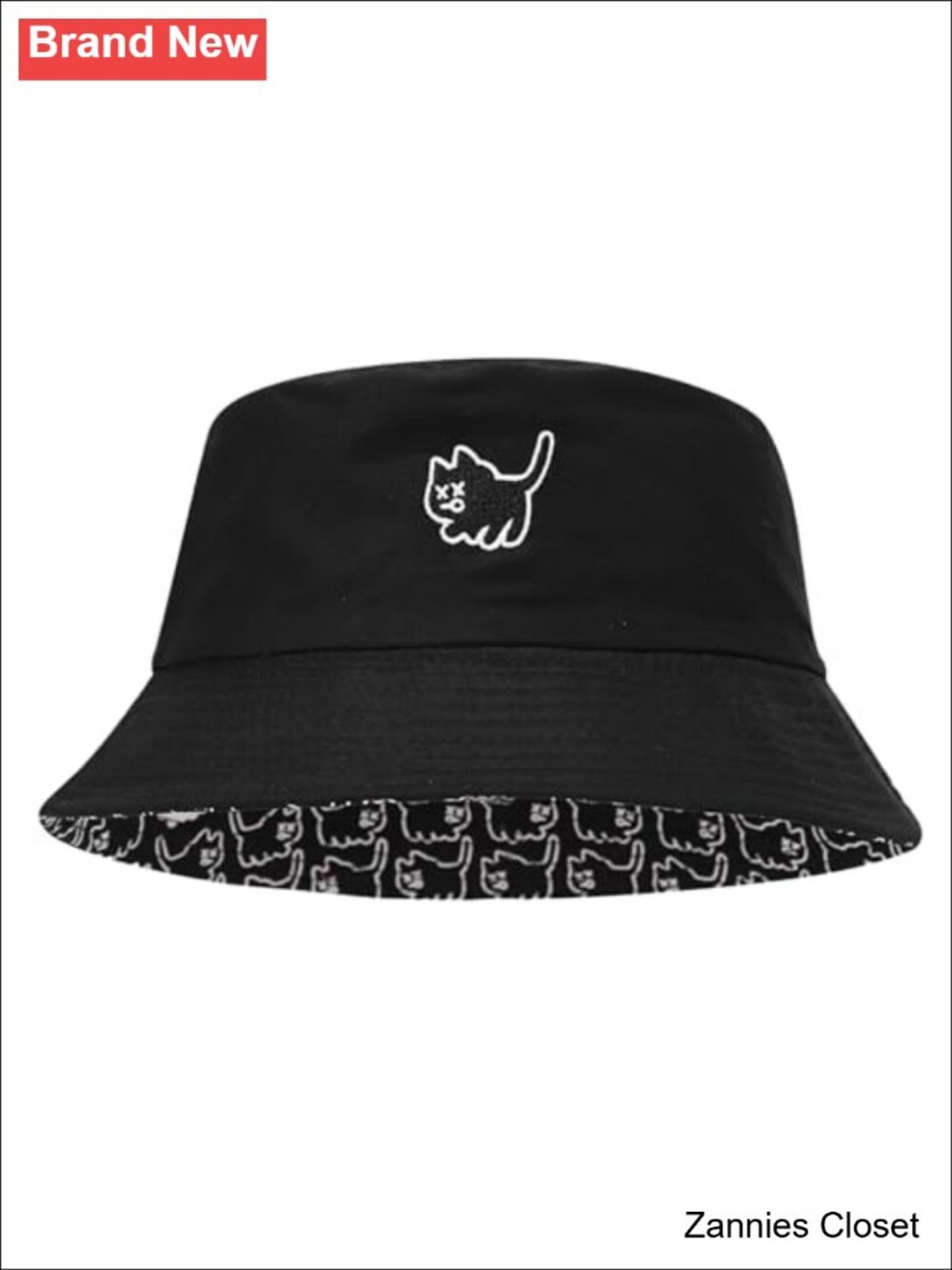 🤠 Cotton Reversible Bucket Hat Unisex Double Side Wear Sun Hat Beach Fisherman